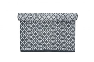 Charcoal Orient vloerkleed 100% katoen 60x90 cm