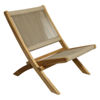 Seilklappsessel natur