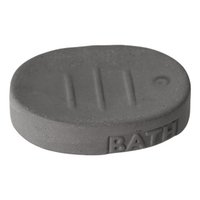 GRAY CERAMIC SOAP DISH _13X9X3CM ST87495