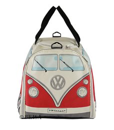 Torba sportowa Volkswagen VW T1 Bus Sport - duża/czerwona