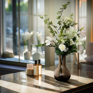 Kunstblumen - Bouquet XL - Glanz - 105 cm