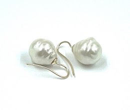 Pendientes de perlas barrocas