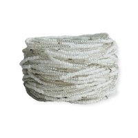 Masai Beaded Bracelet White Mix