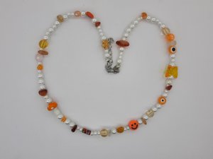 %23297 OW Kinderhalskette Kristalle Karneol