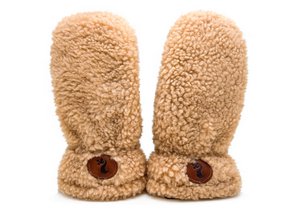 thies 1856 ® Sheepskin Gloves / Mittens beige