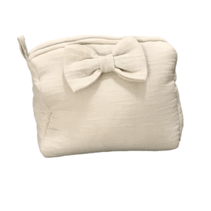 Tetra toiletry bag medium with bow 22x17cm
