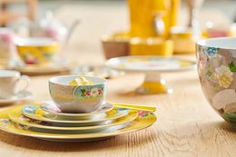 Cup & Saucer Blushing Birds Khaki 280ml