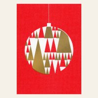 Risografie Postcard - Ball Red - Din A6