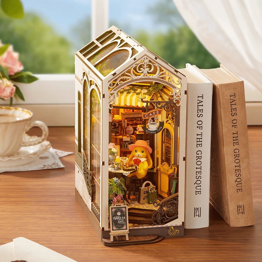 DIY Boek Nook Vakantie Café Kit voor Creatieve Enthousiastelingen