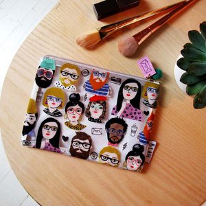 Blah Zip Make-up Bag