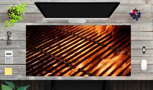 Grill grate - desk pad 100 x 50 cm