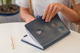 Cuaderno de Viaje Stitch Azul Marino