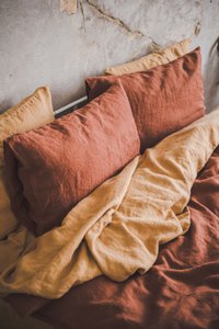 Natuurlijke linnen kussenslopen, verschillende kleuren en maten