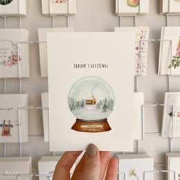 Christmas card - Snowglobe