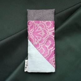 Cuscino per gli occhi aromaterapia rosa blu grigio