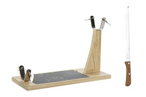 HAMHOUDER SET 2 GRENEN LEISTEEN 44X20X31 MES PC186253