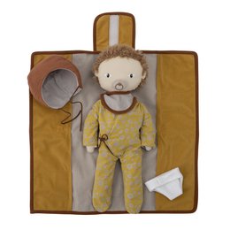 Nalle Doll, Brown, Cotton