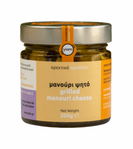 YIAM Grilled Manouri in Extra Virgin Olive Oil, 200g