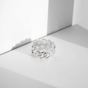 Ring CUBAN | 925 Silber