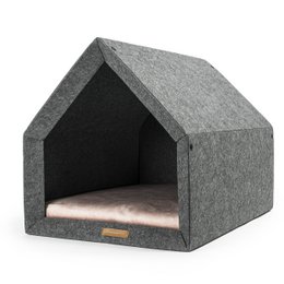 Pethome Perfekt hus til hund og kat - mørkegrå/genanvendt