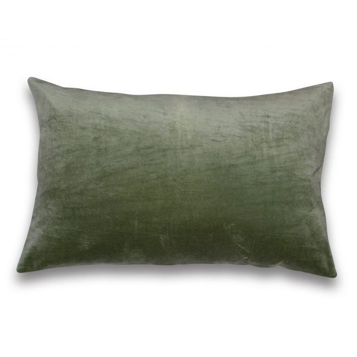kussen velours green tea