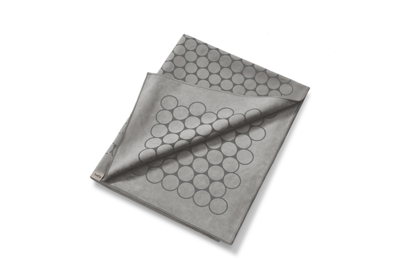 Gecko Touch Yoga håndklæde - Moon Grey