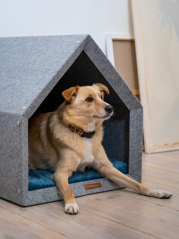 Pethome Perfekt hus til en hund og en kat - lysegrå/genanvendt