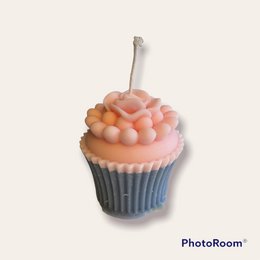 Cupcake floral - ¡Color y aroma a tu elección!