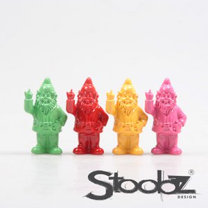 STOOBZ DESIGN F*CK YOU KABOUTER MAGNEET 4 KLR ASS L/R/G/F 9 CM