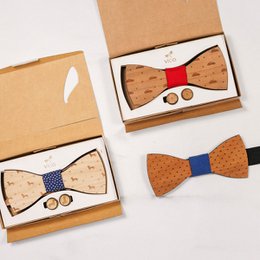 Nœud papillon voitures en bois
