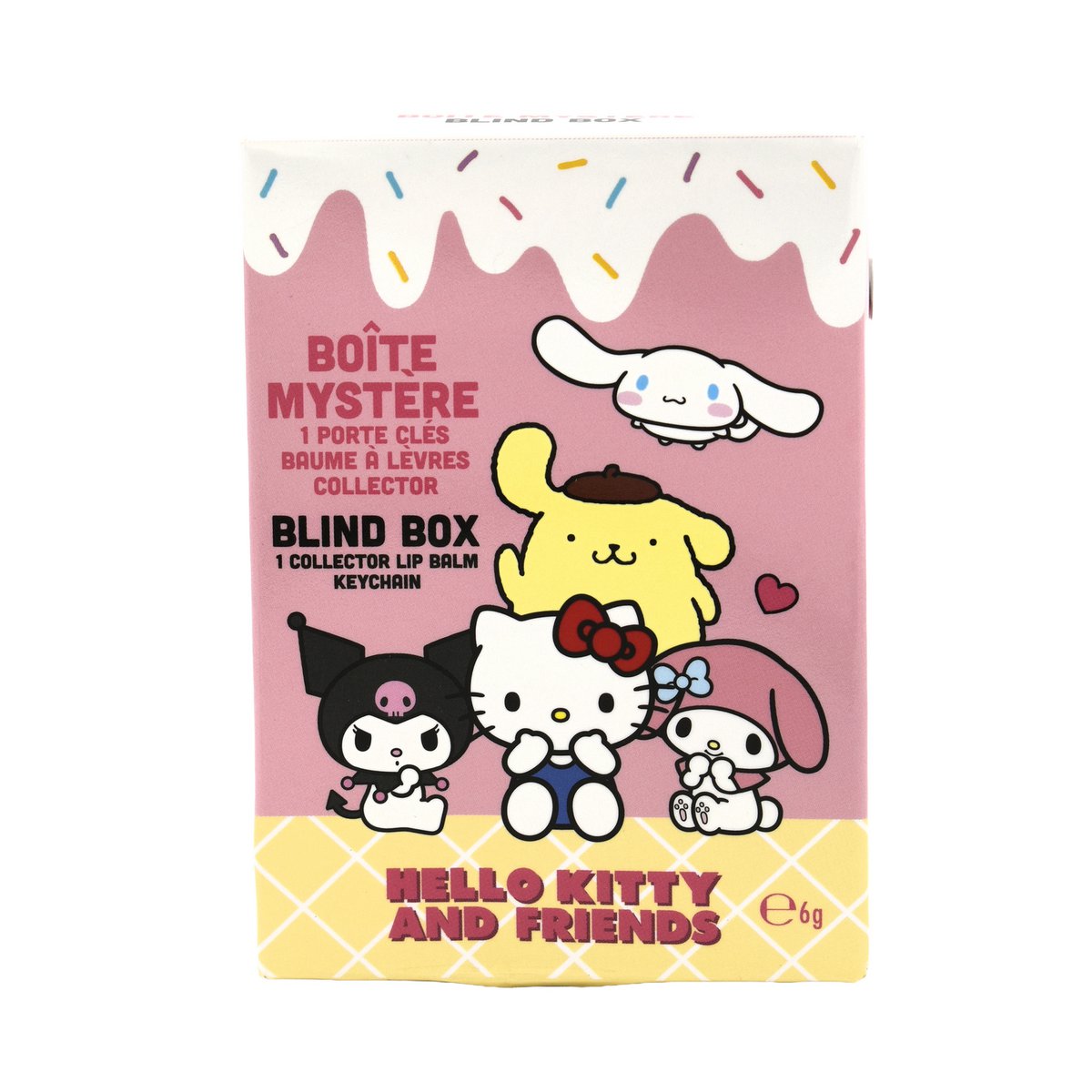 Blind Box Baume à Lèvres Glace Hello Kitty Friends 6g – Display 25