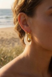 Boucles d’oreilles en acier inoxydable
