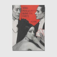 Toxic masculinity - A6 Postkarte