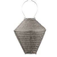 Lumiz Solar Lantern Ikat Diamond - 28 cm - Taupe