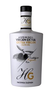Hacienda Guzman - Olivenöl Coupage - Weiße Flasche 500 ml - BIO