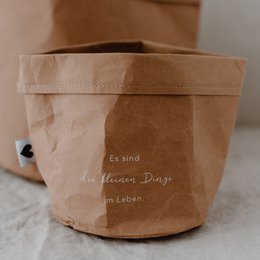 Paperbag sæt med 2 små ting (PU = 6 sæt)