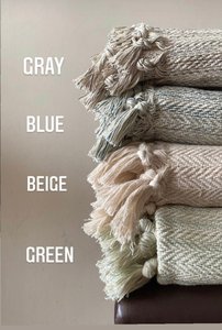 "Şirince" hand-woven blanket