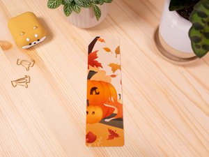 Autumn Laminated Bookmark