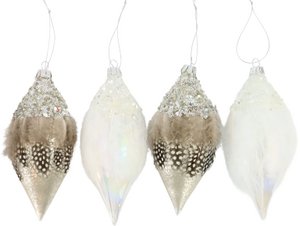 GLAZEN KEGELVEREN SET VAN 4 STUKS (HOFF6807)