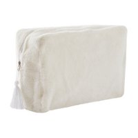 Bamboo toiletry bag - milk foam
