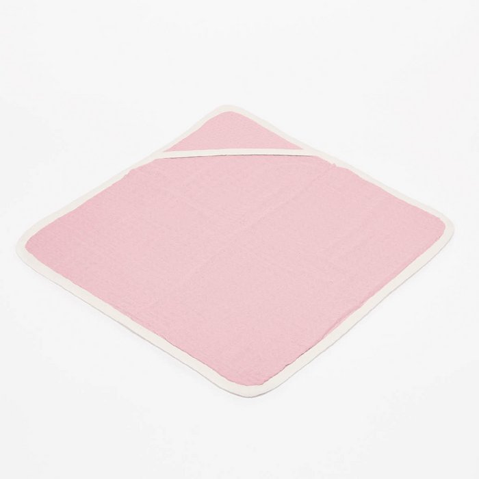 Badcape light pink - Soft Dots