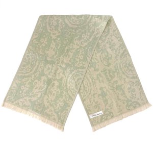 Tafelloper met franjes turquoise