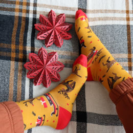 Weihnachten Rentiere Socken