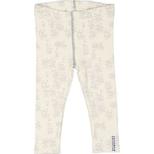 Leggings i bomullsribb Grå prick