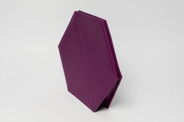 Hexacubo Plano Púrpura