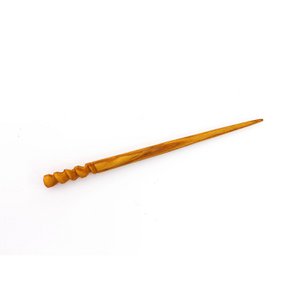 Houten haarstokje, haaraccessoires spiraal