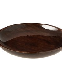 J-Line Kom Laag Mango Hout Bruin Large