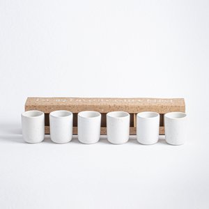 Nature Shape White Espresso Coffee Cup 50ml