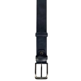 Cintura in pelle monogramma | Genuina pelle | Cintura maschile e signore | 3,5 cm | 8 colori