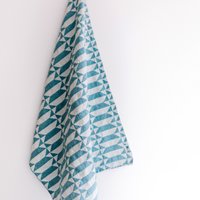 Cotton & Linen Tea Towel Porto